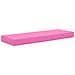 Cuscino da Sedia Esterno Rosa 111,5 x 40 x 8 cm 100% Poliestere - Foto miniatura 1