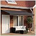 Tenda retrattile manuale con LED Antracite 5 x 3 m - Foto miniatura 2