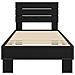 Struttura letto con testata Rovere Nero 80 x 200 cm - Foto miniatura 3