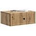Armadio da Notte 2 pcs Rovere Artigianale 49 x 34,5 x 20 cm - Foto miniatura 2
