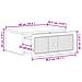Armadio da Notte 2 pcs Rovere Artigianale 49 x 34,5 x 20 cm - Foto miniatura 8