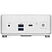 Cubi 5 1M-441BEU Intel Core 3 100U PC con dimensioni 0,6 l Mini PC barebone Bianco - Foto miniatura 2