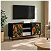 Mobile TV ZAANDAM 102 x 33 x 51 cm Rovere Nero - Foto miniatura 2