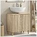 Armadio per Lavabo da Bagno ARNHEM Rovere Sonoma - Foto miniatura 2