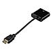 Cavo adattatore HDMI / VGA - NERO - Foto miniatura 3