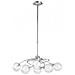 I-BLOG-6 - Lampadario sospeso cromato con paralumi sferici 28 watt G9 - Foto miniatura 2