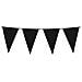 Ghirlanda 10 M Bandierine Nere Taglia Unica - Foto miniatura 1