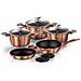Batteria Pentole 10 Pezzi Rose Gold Collection - Foto miniatura 2