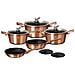 Batteria Pentole 10 Pezzi Rose Gold Collection - Foto miniatura 1