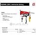Paranco Elettrico A Fune Esz500d_230v Holzmann - Foto miniatura 5