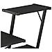 Scrivania con Ripiano Nera 116x50x93 cm - Foto miniatura 6