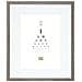 S66KH3 P1 30x40 Holz grau eiche mit Passepartout - Foto miniatura 2