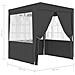 Gazebo Professionale Con Pareti 2,5x2,5 M Antracite 90 G / m² - Foto miniatura 9