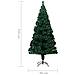 Albero di Natale con Supporto Verde 210 cm in Fibra Ottica - Foto miniatura 4