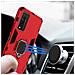 Cover Honor 10x Lite Bi-materiale Anello Supporto Video Rosso - Foto miniatura 2