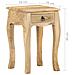 Comodino 28x28x46 Cm In Legno Massello Di Mango - Foto miniatura 8