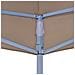 Tetto per Tendone per Feste 6x3 m Grigio Talpa 270 g / m² - Foto miniatura 5