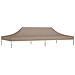 Tetto per Tendone per Feste 6x3 m Grigio Talpa 270 g / m² - Foto miniatura 6