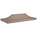 Tetto per Tendone per Feste 6x3 m Grigio Talpa 270 g / m² - Foto miniatura 1