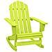 Sedia a Dondolo Giardino Adirondack in Legno di Abete Verde - Foto miniatura 1