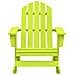 Sedia a Dondolo Giardino Adirondack in Legno di Abete Verde - Foto miniatura 2