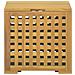 Scatola Per Corde 40x40x40 Cm In Legno Massello Di Teak - Foto miniatura 2