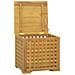 Scatola Per Corde 40x40x40 Cm In Legno Massello Di Teak - Foto miniatura 3
