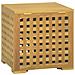 Scatola Per Corde 40x40x40 Cm In Legno Massello Di Teak - Foto miniatura 5