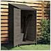 Capanno Da Giardino Antracite 55x52x112 Cm Legno Massello Abete - Foto miniatura 1