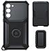 Cover Per Samsung S23 Plus Originale Rugged Gadget Case Con Supporto Black - Foto miniatura 1