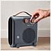 Riscaldamento Crux Dual 2 in1 con 3 Livelli di Energia Potenza 2000 W Colore Grigio - Foto miniatura 3
