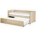 Letto Estraibile Velluto Troyes 90 X 200 Cm Beige - Foto miniatura 6