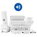 Telefono Fisso Per Senior Amplidect Combi 295 + Cordless Aggiuntivo, Bianco - Foto miniatura 5