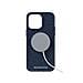 Salmon Leather Magsafe Case - iPhone 14 Pro Max - Blue - Foto miniatura 3