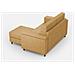 Divano Marrak 2 Posti (due Sedute Da 60cm) + Pouf Misure Esterne L. 148 P. 155 Colore Ocra - Foto miniatura 5