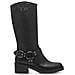 Long Boots Stivali Sintetico E Tessile Scarpe Donna Nero Eu 38, 1-25399-43 001 - Foto miniatura 2