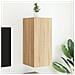 Mobile TV a Parete con Luci LED Rovere Sonoma 30,5x35x70 cm - Foto miniatura 4
