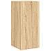Mobile TV a Parete con Luci LED Rovere Sonoma 30,5x35x70 cm - Foto miniatura 7