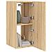 Mobile TV a Parete con Luci LED Rovere Sonoma 30,5x35x70 cm - Foto miniatura 8
