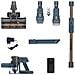 Homeland Digital Flex Aspirapolvere a bastone 2 in 1 Batteria Secco Senza sacchetto 0,5 L Nero, Blu, Oro 2200 Ah - Foto miniatura 3