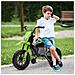 Moto Elettrica per Bambini con Rotelle e Indicatore di Carica, in PP e Metallo, 107x56x70 cm, Verde - Foto miniatura 5