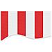 Tessuto Di Ricambio Per Tenda Strisce Rosse E Bianche 3,5x2,5 M - Foto miniatura 4