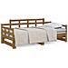 Dormeuse Estraibile Ambra Legno Massello Di Pino 2x (90x190) cm - Foto miniatura 1