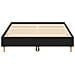Struttura letto  120x190 cm Rovere Nero in legno ingegnerizzato - Foto miniatura 6