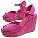 Sandalo Con Zeppa Wesparto7 Rosa Rosa Materiale Sintetico - Foto miniatura 1
