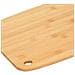 Tagliere In Legno Bambù 38x28cm Superficie Ampia Ecologico, Beige - Foto miniatura 2