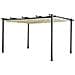 Pergola Autoportante 3 × 4 M Cassis Beige - Struttura In Alluminio - Foto miniatura 1