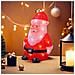Lampada Led Babbo Natale Decorazione Natalizia Acrilico Grande 21,5 X 16 Cm - Foto miniatura 3