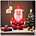 Lampada Led Babbo Natale Decorazione Natalizia Acrilico Grande 21,5 X 16 Cm - Foto miniatura 5