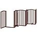 Cancello Cani Pieghevole Rovere Marrone 6 Pannelli 300cm Pioppo - Foto miniatura 4